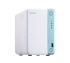 QNAP Systems TS-251D 2-Bay NAS (TS-251D-4G)2 x 3.5-inch SATA, Intel Celeron J4005 dual-core 2.0GHz (burst 2.7GHz), 4GB DDR4 (1 x SO-DIMM), 1 x Gigabit LAN, M.2 via QM2 PCIe
